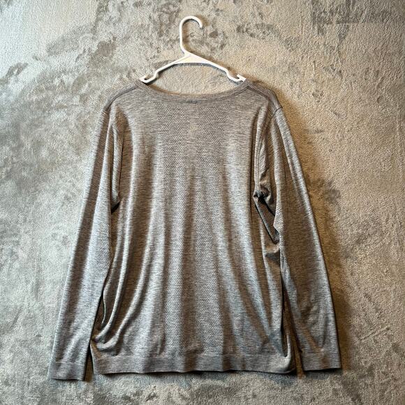 Lululemon Swiftly Relaxed Long Sleeve Slate Grey Shirt Women’s Size 10 - Picture 3 of 6